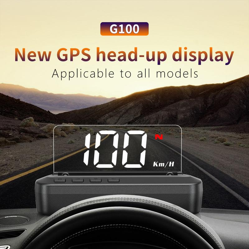 Автомобильный GPS-проектор на лобовое стекло Автоэлектроника HUD Проекционный дисплей Цифровой спидометр Автомобильные аксессуары для всех автомобилей