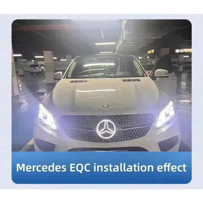 AABGY1 Car Grilled Star Emblem LED Illuminated Logo White Blue Red Light Mercedes Benz Amg W204 GLK200 GLK260 GLK350 2013-20151 HOT