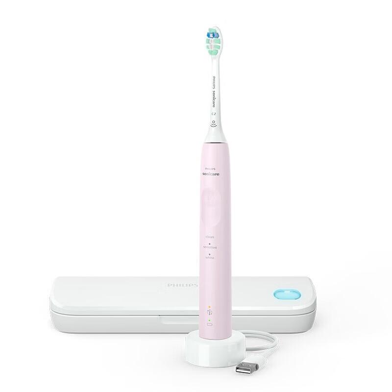 Philips Электрическая зубная щетка Sonic серии HX3697 для ухода за деснами, вилка CN (адаптер в комплекте)
