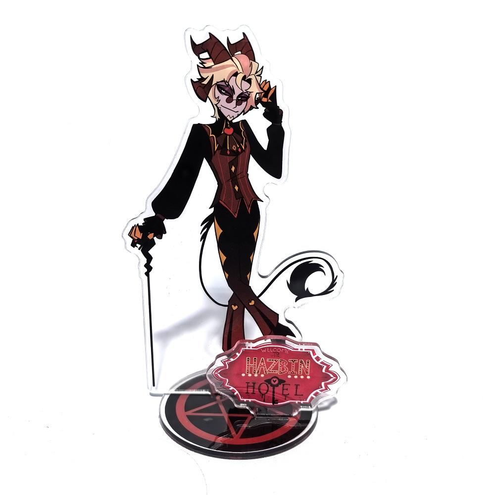 15СМ Фигурка Hazbin Hotel Helluva Boss Стенд Акриловые Фигурки Вагги Настольная Подставка Фигурка Набор Украшений Подарки