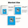 Coventry City FC 2D Flat Pattern Flannel Blanket High quality All Seasons Warmth and Comfort Perfect for Christmas Gifts.NMT0928043