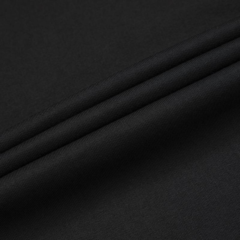 Emporio Armani EA7 Осень/Зима 2024 Толстовка с капюшоном и длинным рукавом, однотонная, с принтом логотипа, мужская, черная, 8NPM32-PJVRZ-0208