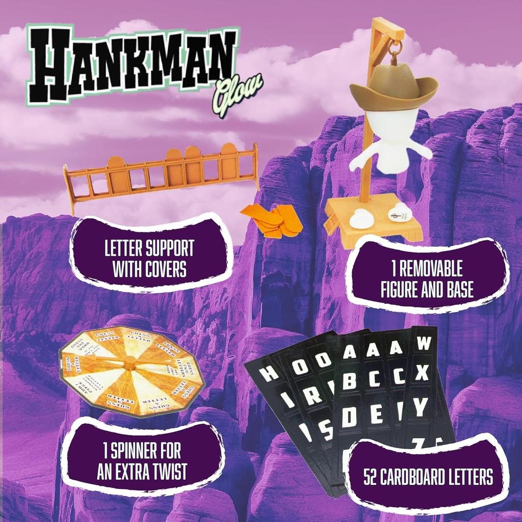 Magnetic Hangman Mystery Word Guessing Game for Families Travel Game Guess Who Before Hank Falls