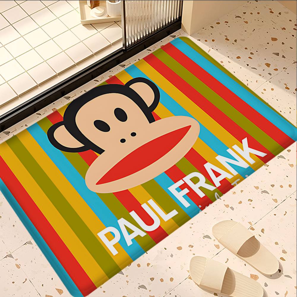 L-Роскошный P-Paul Frank Придверный коврик в скандинавском стиле для спальни, гостиной, дома, балкона, противоскользящий Alfombra