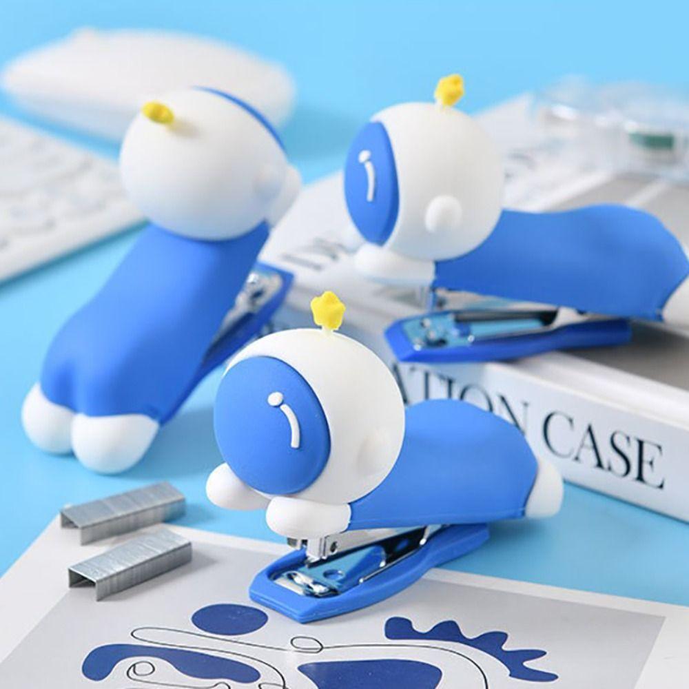 Use 10# Staples Stapler Panda/Astronaut/Dinosaur Stapling Machine Bookbinding Supplies