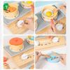 Wooden Pretend Play Cooking Set: Fruits, Vegetables, Meats & Cutlery Toy