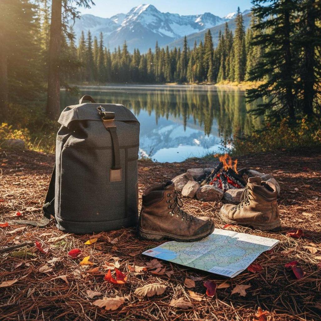 Canvas Bucket Backpack Large Capacity Vintage Adjustable Padded Shoulder Straps