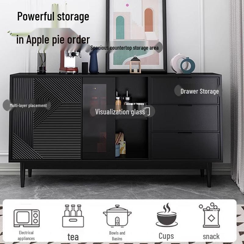 Люкс Буфет с раздвижными дверцами: Хранение в гостиной и на кухне с ящиками