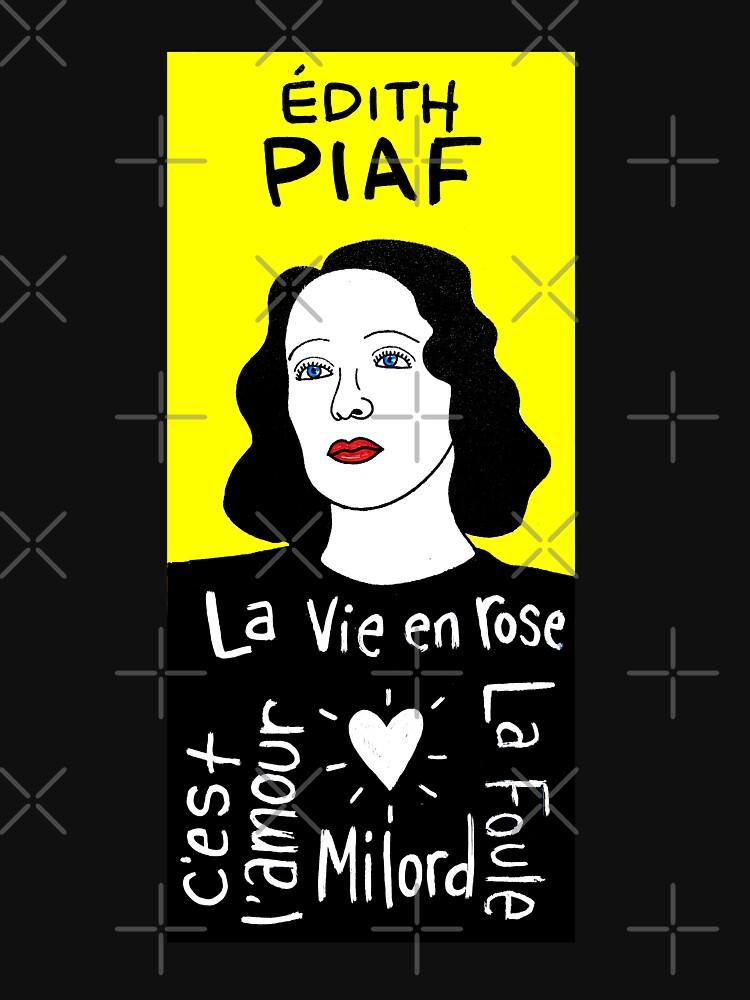 édith Piaf Edith Piaf Pop Folk Art Classic T-Shirt