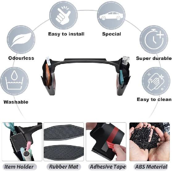 Gear Shift Hanging Storage Box for 2010-2024 Toyota 4Runner Center Console Organizer Gear Shift Side Interior Storage Box Tray