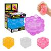 1Pc New three-dimensional candy kneading music adult Stress Relief Squeeze sensory Toy Decompression Simulation Cube Party Gifts