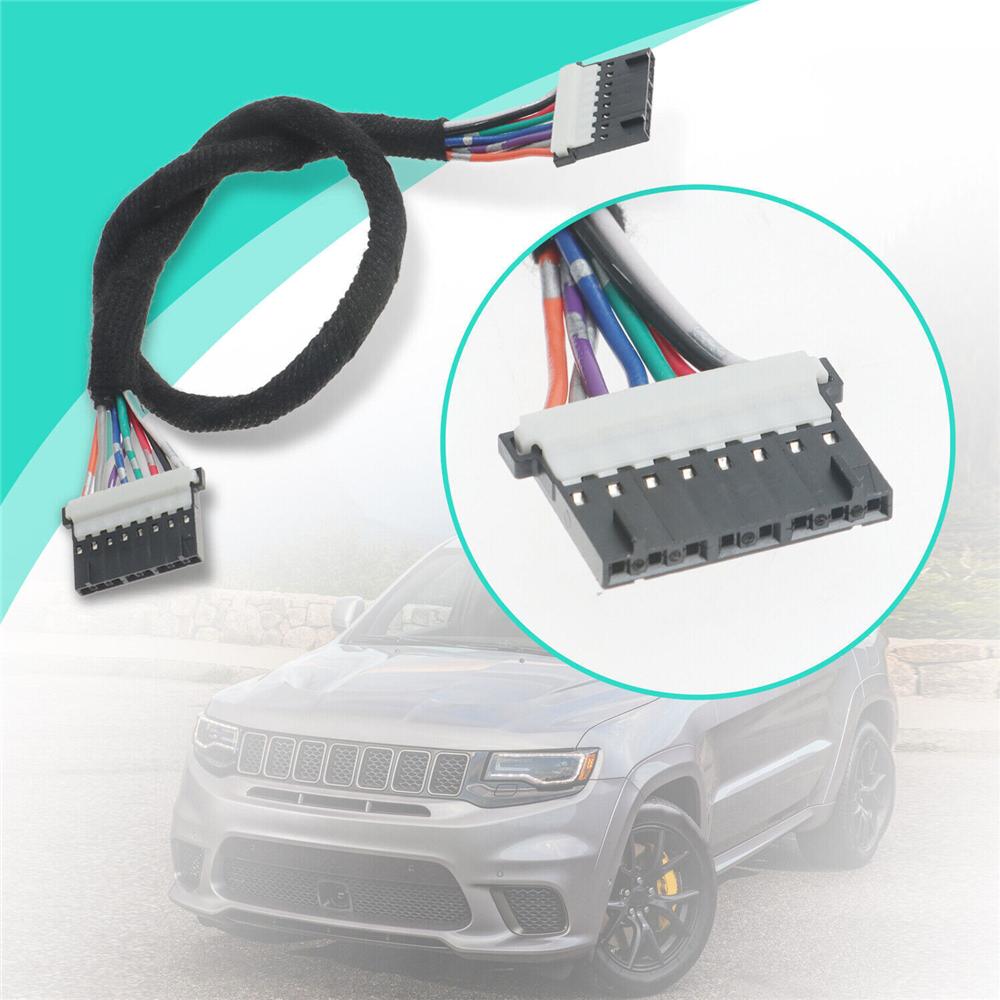 Серебристая накладка селектора с комплектом жгута проводов подходит для 2014-2018 Jeep Cherokee 5YD27XSAAA