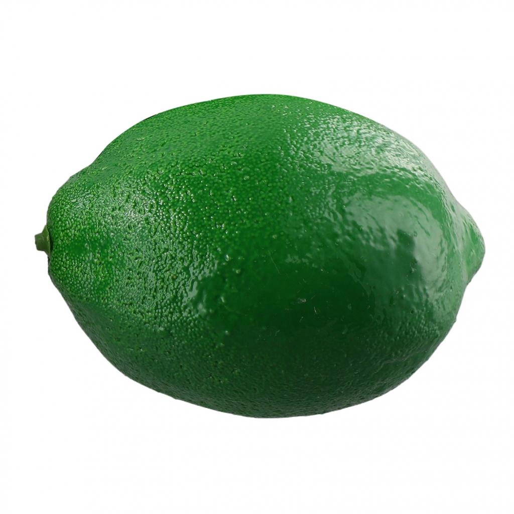 Photography Props Artificial Lemon 6pcs Green Plastic Limes Simulation