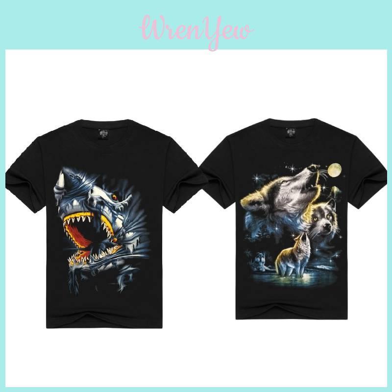 Stylish Summer Unisex Graphic T-shirt Quick-dry Polyester Crew Neck Tee