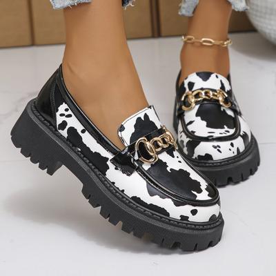 Модные женские лоферы Весна Новые слипоны Рабочая обувь Круглый носок Плоский каблук Удобные Повседневные Ретро Ленивый Британский стиль Маленькие кожаные туфли