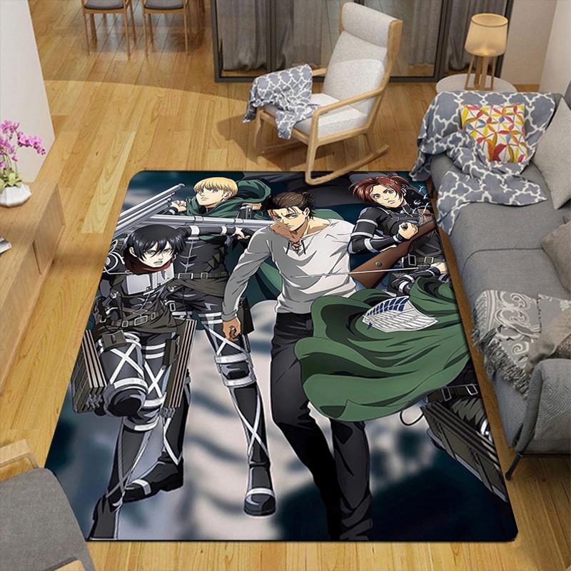 Attack on Titan Rug Floor Mat for Living Room or Bedroom Soft and Comfortable Carpet a Gift for Birthday and Holiday.NFF0928381