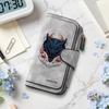 Gothic Wolf Pattern Long Wallet Fashion Casual Portable Multi Card Slots Daily Use Purse