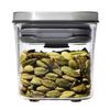 OXO Storage Container OXO Plastic Airtight Stainless Steel Pop Container Mini Square Mini 0.2L