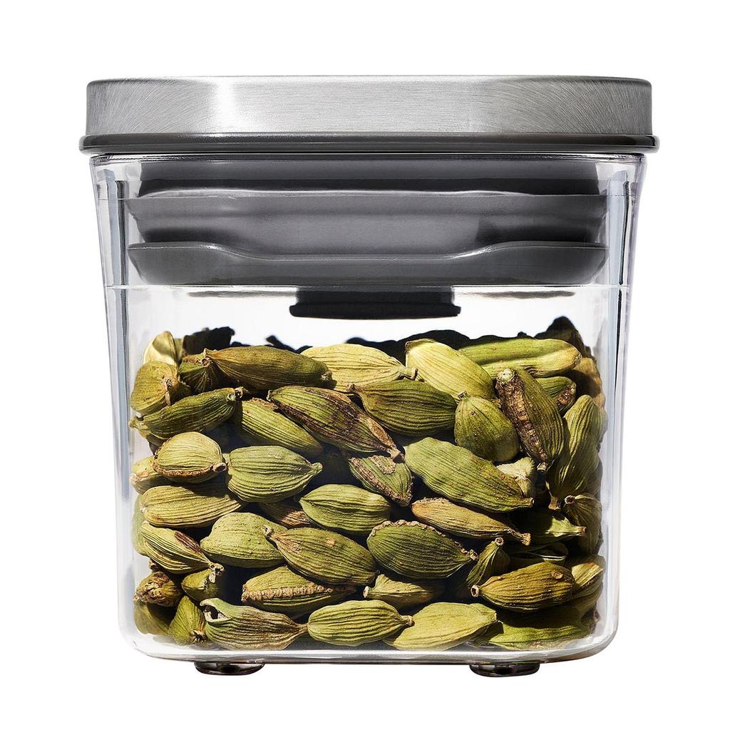 OXO Storage Container OXO Plastic Airtight Stainless Steel Pop Container Mini Square Mini 0.2L