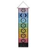 Seven Chakra Tapestry Vertical Wall Hanging Tree of Life Tapestry Tassel Yoga Meditation Tapestry for Bedroom Living Decoration