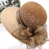 Весенне-летняя шляпа женская солнцезащитная шляпа с тонким большим карнизом, солнцезащитная шляпа-ведро