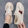 TUINANLE Flats Shoes for Women Summer Lace Up Casual Sneakers Breathable Soft Sole Loafers Plus Size
