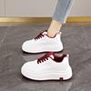 Large Size Muffin Little White Shoes Women's Autumn New Thick-soled Heightening Board Shoes Women's Versatile Casual Sports Shoes
