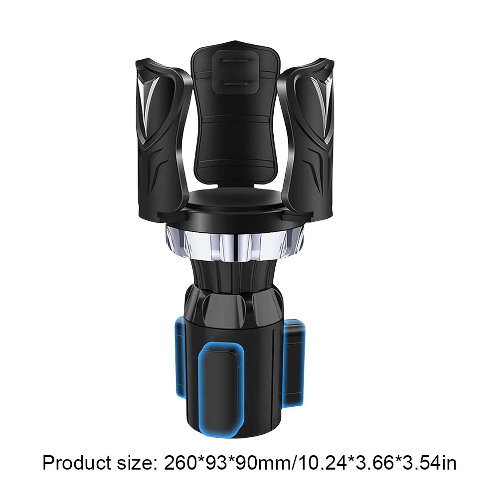 Автомобильный держатель для стакана, расширитель, регулируемые рычаги, большой держатель для стакана, расширитель (Серебряный)