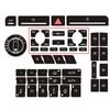 Button Repair Kit for A4 B6 B7 Radio Clima ESP Headlight Sunlight Protection