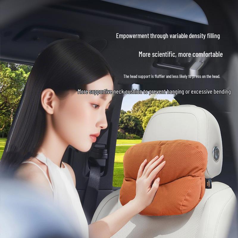 Smart Mobility Car Headrest, Lumbar & Neck Support with Seat Pillow for Porsche, Land Rover & Toyota