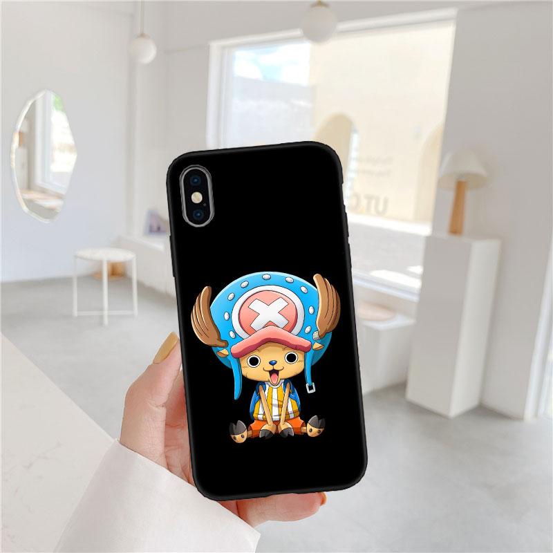 One Piece Cool Soft Shell Phone Case for iPhone 16 15 14 13 12 Pro Max Plus Mini