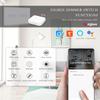 BSEED Умные сенсорные диммерные выключатели Zigbee Управление через приложение Tuya Smart Life С обычными розетками Стеклянная панель Серый, стандарт ЕС