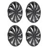 4 шт. 14-дюймовый колпак ступицы колеса Полная защита Стильный вид Крышка колесного диска Колпаки Универсальная посадка для любых 14-дюймовых стальных колес