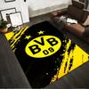 BVB 09 Black and Yellow Themed Rug Non-slip rug suitable for living room and bedroom sofas
