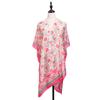 Temperament spring and summer new simulated silk scarf women's yarn scarf printed beach towel shawl quick drying