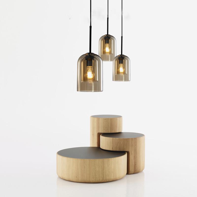 Скандинавский современный ресторанный дизайнерский стеклянный подвесной светильник для спальни, гостиной, кабинета, светодиодной люстры Atmosphere E27 Luster