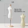 Mini Female Mannequin for 1/2 1/3 1/4 Doll Clothing Display Stand DIY Dollhouse Miniature Ornaments Supplies