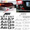 Decal Badge Trunk Car Sticker For Q7 4L 4M Q5 Q3 A3 8V 8P A4 B7 B8 A5 B9 A6 C6 A7 C8 A8 S1 S3 S4 S5 S6 RS3 RS4