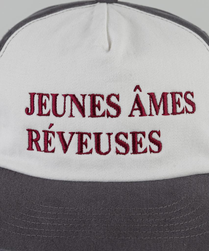 Кепка Wig Jeunes Ames, 5-панельная, двухцветная, стираная - Угольный