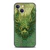 Китайский стиль Лун Цветок Дракон Чехол для телефона для iPhone 17 16 15 14 13 12 11 Pro Max 17 Air Plus Ударопрочный Мягкий ТПУ Корпус