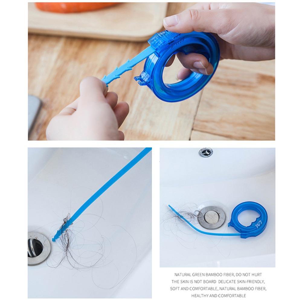 Thickness 1.5cm Drain Snake Auger ABS Pipe Cleaner Tool Drain Opener Device for Sink Drains