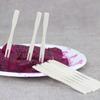 100Pcs Bamboo Appetizer Forks Mini Size Small Picks Fruit Forks Fancy Toothpicks Individually Wrapped Restaurant Tableware