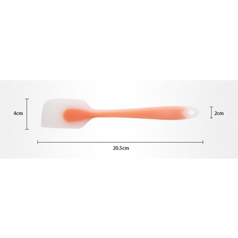Non Stick Baking Silicone Spatulas Cake Flour Mixing Scraper Random Color MIT