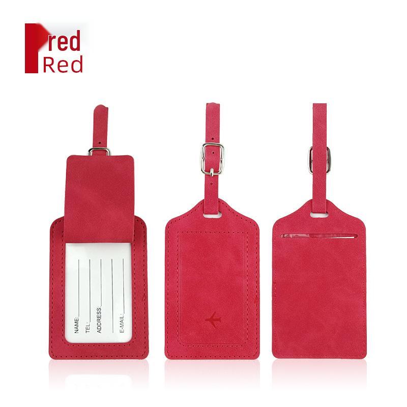 Набор: меняющий цвет держатель для паспорта из ПУ кожи и багажная бирка с RFID-защитой