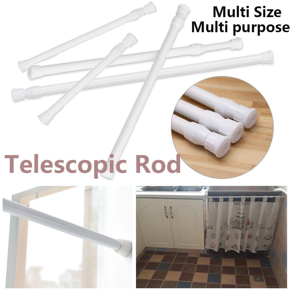 Load Durable Household Curtain Telescopic Pole Extendable Sticks Bathroom Product Hanging Rods