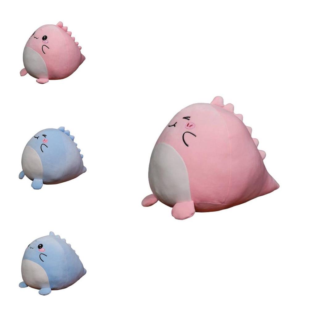 Плюшевая игрушка Squishmallow Динозавр Супермягкий короткий плюш Синий/розовый 20см/7.87дюймов