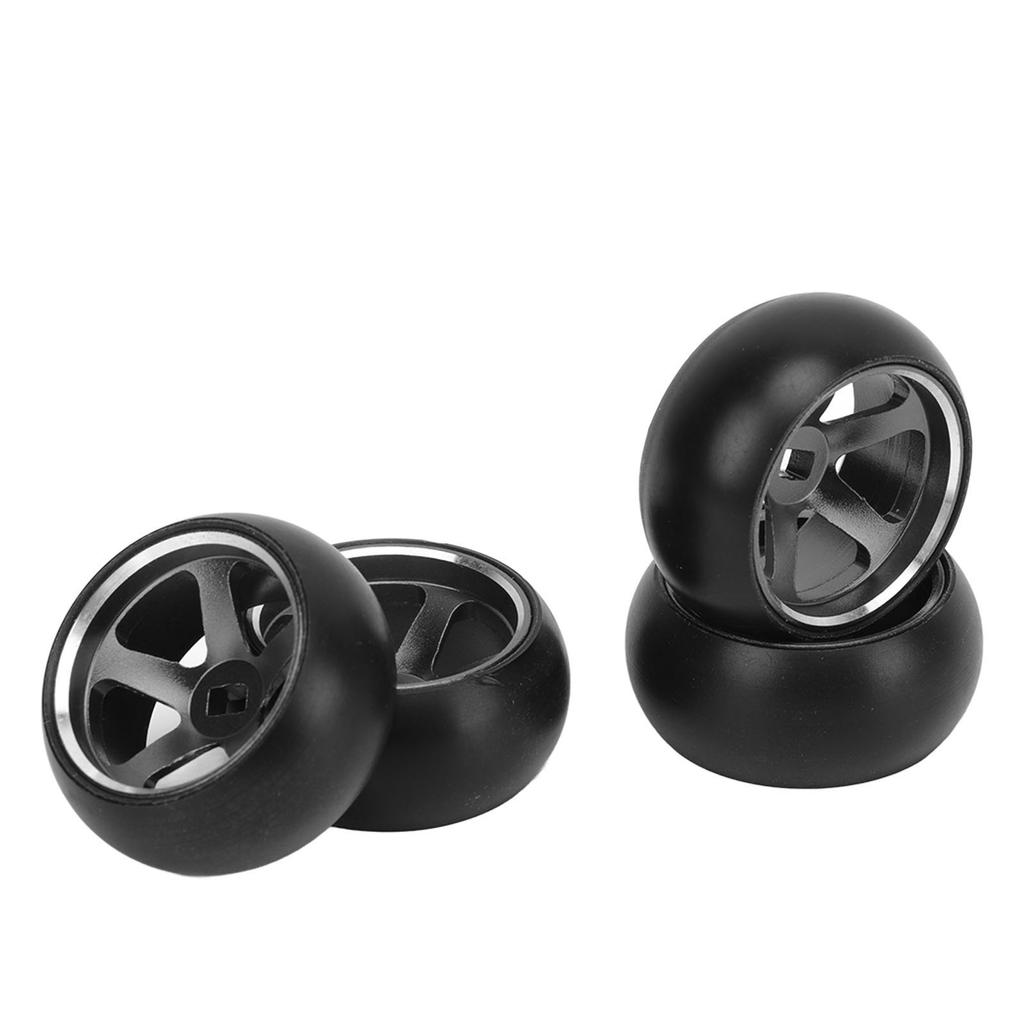 4 шт. Дрифтовые шины для радиоуправляемых моделей, Набор колес и шин из алюминиевого сплава для Wltoys K989 K969 P939 28413 128 RC