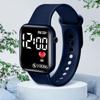 Светодиодные водонепроницаемые спортивные умные часы детские наручные часы цифровые часы студенческие электронные часы