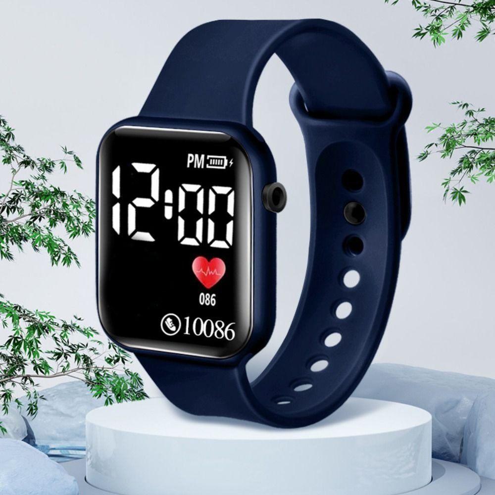 Светодиодные водонепроницаемые спортивные умные часы детские наручные часы цифровые часы студенческие электронные часы