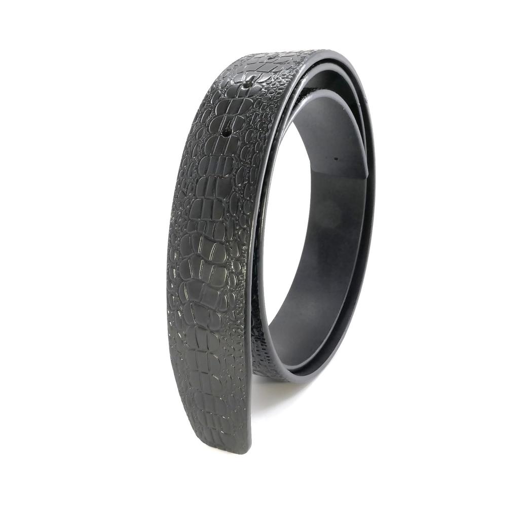 Кожа только крокодиловый живот по всей ширине, натуральная кожа [Happy Patch] ремень, узор, кожа, прибл.. 125см, 38мм, размер, длинный, мужской ремень,